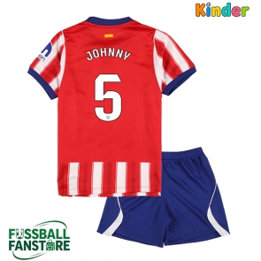 Atletico Madrid Johnny Cardoso #5 Replik Heimtrikot Kinder 2026-27 Kurzarm (+ Kurze Hosen)
